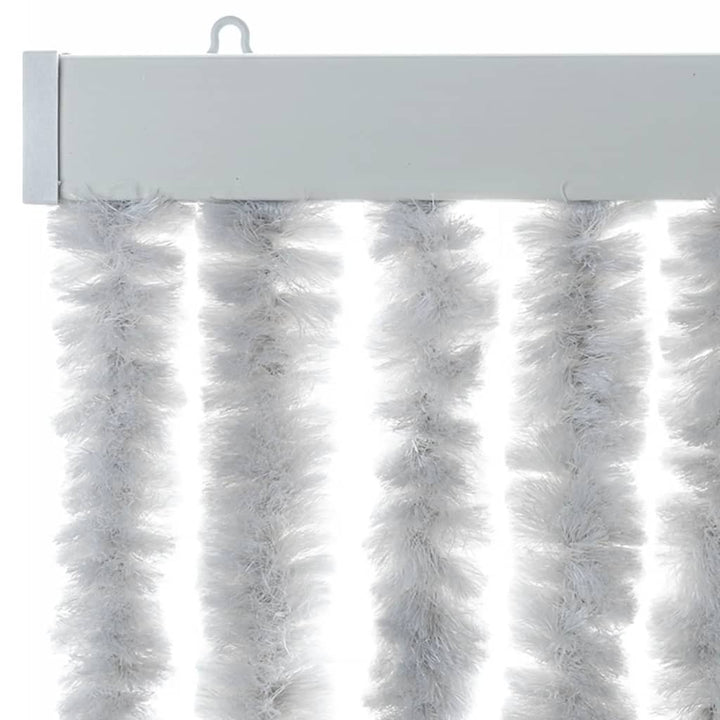 flueforhæng 90x220 cm chenille grå