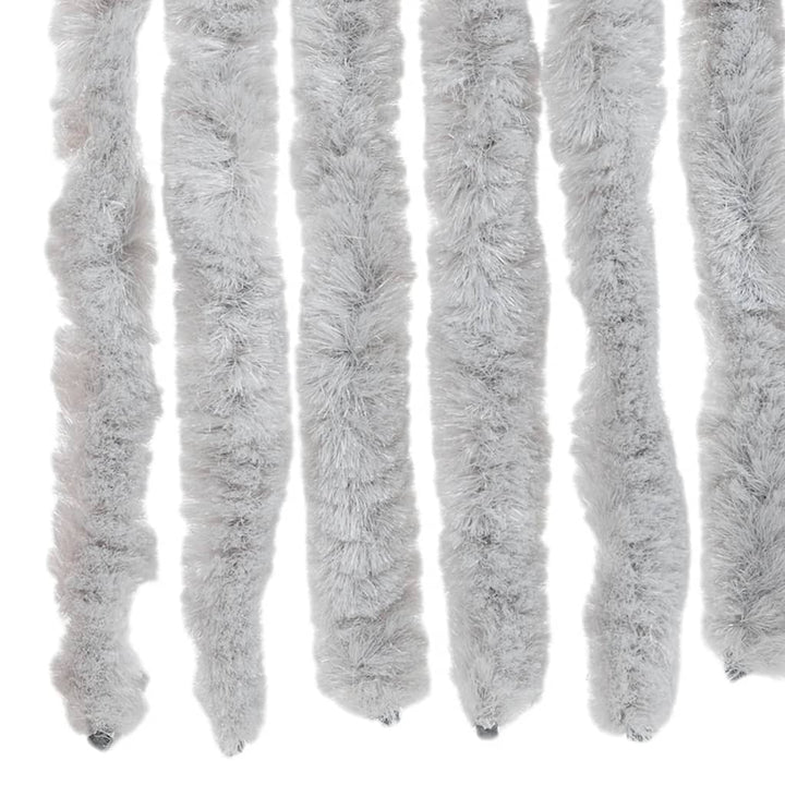 flueforhæng 100x220 cm chenille grå