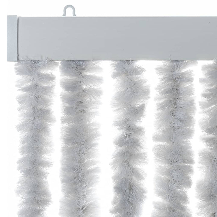 flueforhæng 100x230 cm chenille grå