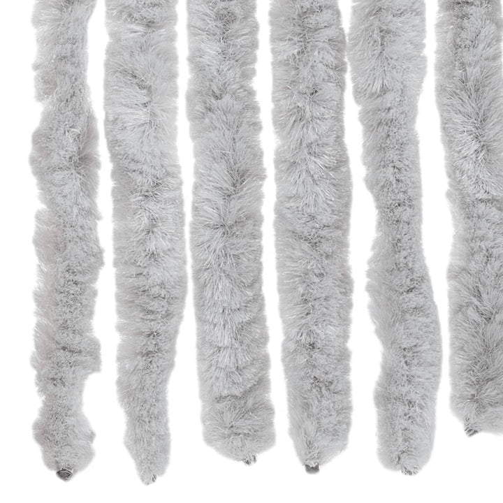 flueforhæng 100x230 cm chenille grå