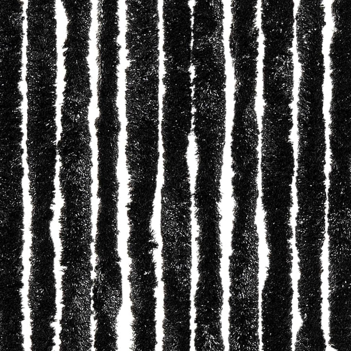 flueforhæng 100x230 cm chenille antracitgrå