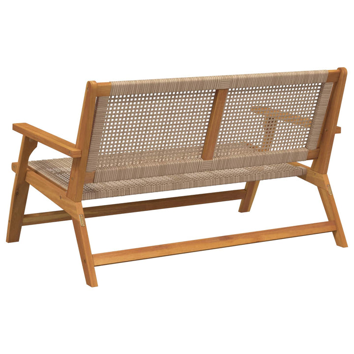 Havemøbler Beige 122 x 78 x 73 cm Massivt Akacietræ