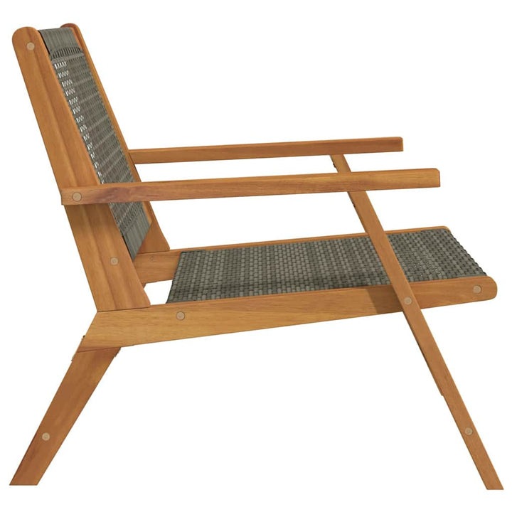 Havemøbler 2 pcs Grå 67 x 78 x 73 cm Massivt Akacietræ