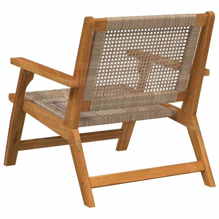 Havemøbler 2 pcs Beige 67 x 78 x 73 cm Massivt Akacietræ