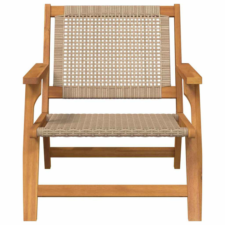 Havemøbler 2 pcs Beige 67 x 78 x 73 cm Massivt Akacietræ