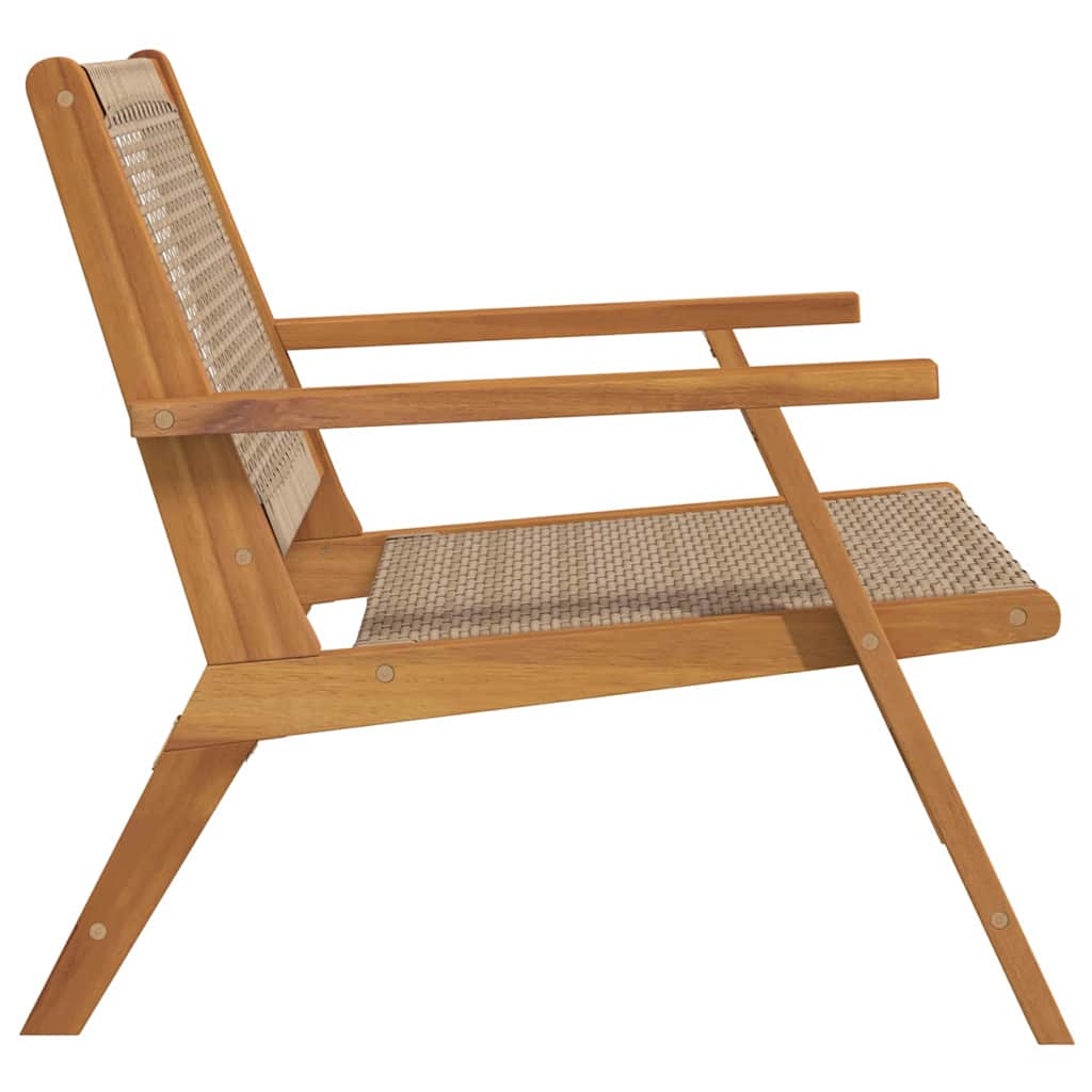 Havemøbler 2 pcs Beige 67 x 78 x 73 cm Massivt Akacietræ