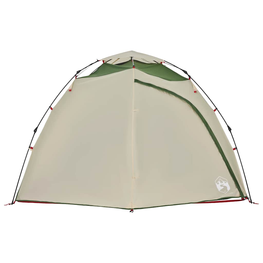 4-personers campingtelt quick-release grøn