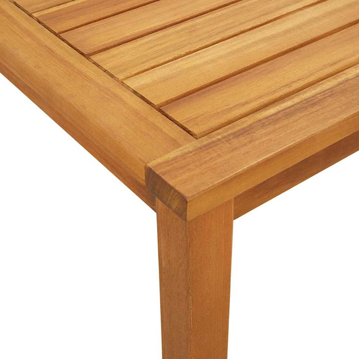 bistrosæt 3 dele polyrattan og akacietræ beige