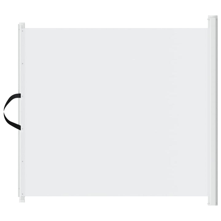 udtrækkelig låge til kæledyr 82,5x125 cm hvid