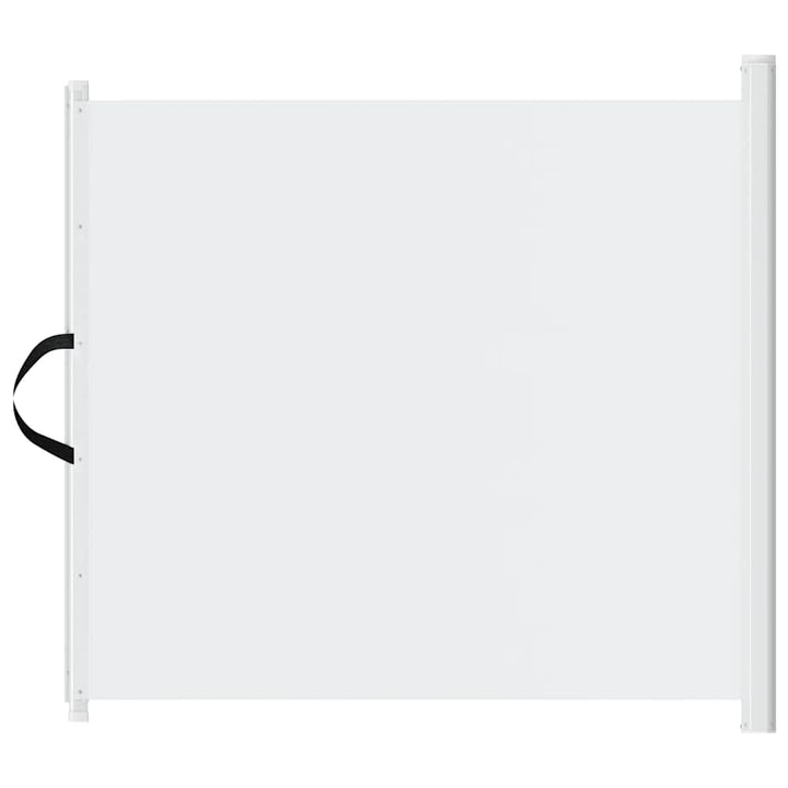 udtrækkelig låge til kæledyr 102,5x125 cm hvid