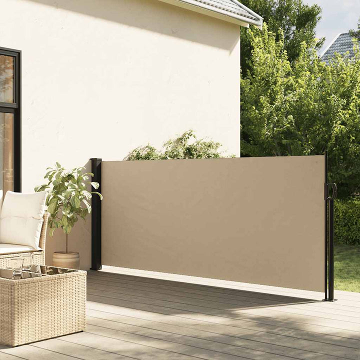 sammenrullelig sidemarkise 100x300 cm beige
