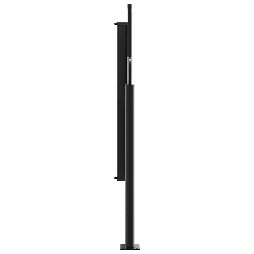 sammenrullelig sidemarkise 100x300 cm mørkegrøn