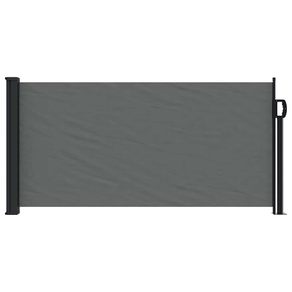 udtrækkelig sidemarkise antracit 100x300 cm