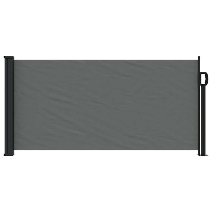 udtrækkelig sidemarkise antracit 100x300 cm