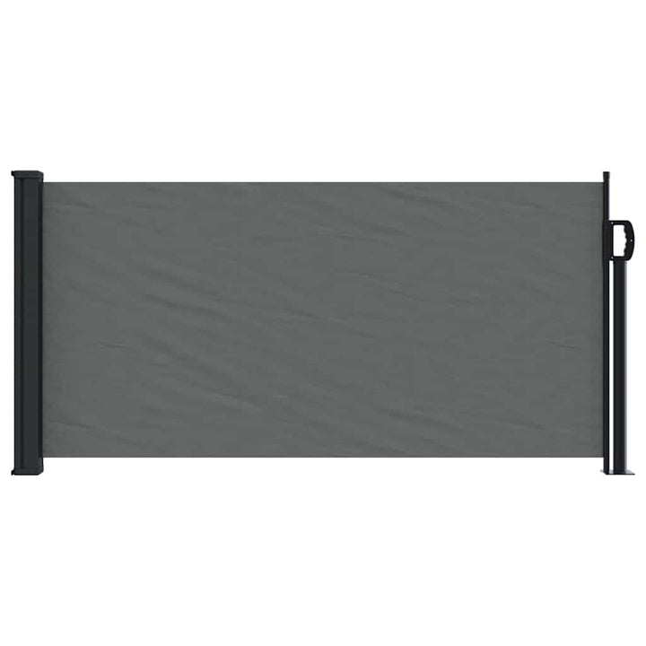 udtrækkelig sidemarkise antracit 100x300 cm