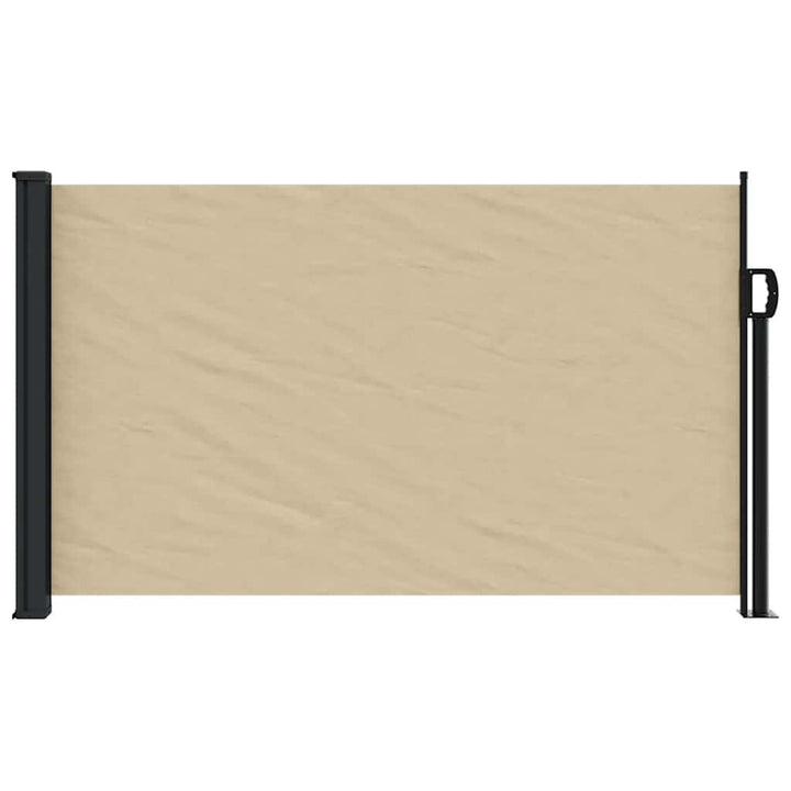 sidemarkise 117x300 cm sammenrullelig beige