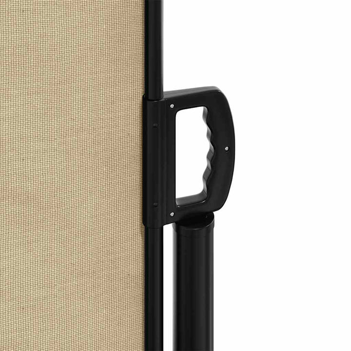 sidemarkise 117x300 cm sammenrullelig beige