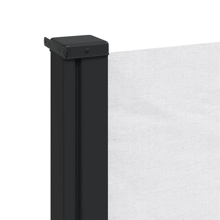 sidemarkise 117x300 cm sammenrullelig hvid