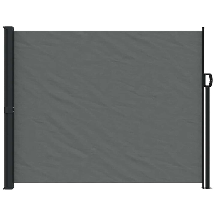 udtrækkelig sidemarkise antracit 160x300 cm