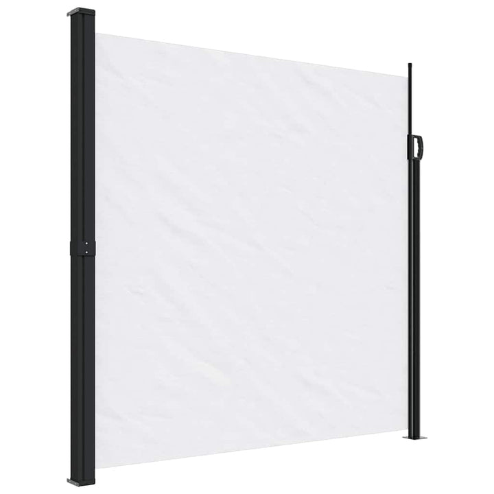 sammenrullelig sidemarkise 200x300 cm hvid