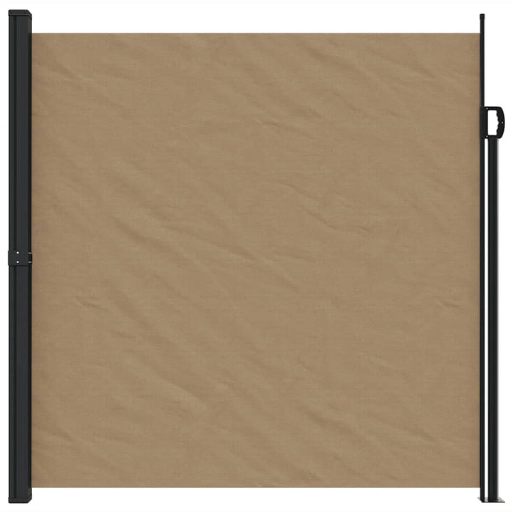 sammenrullelig sidemarkise 200x300 cm gråbrun