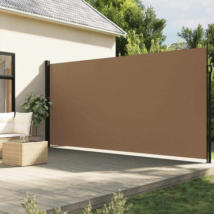 sammenrullelig sidemarkise 200x300 cm gråbrun