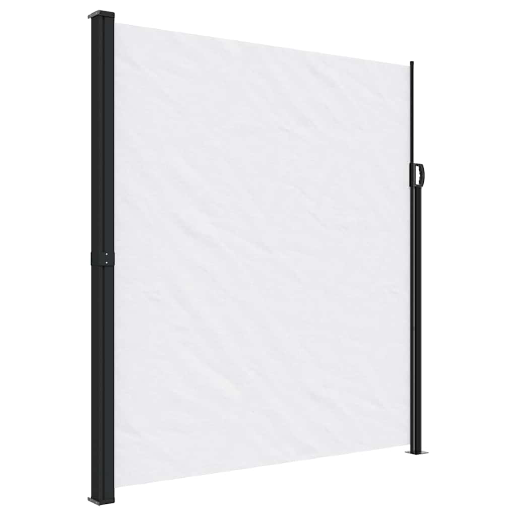 sammenrullelig sidemarkise 220x300 cm hvid