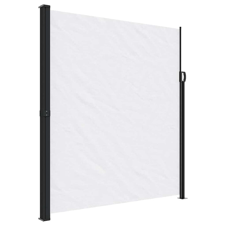sammenrullelig sidemarkise 220x300 cm hvid