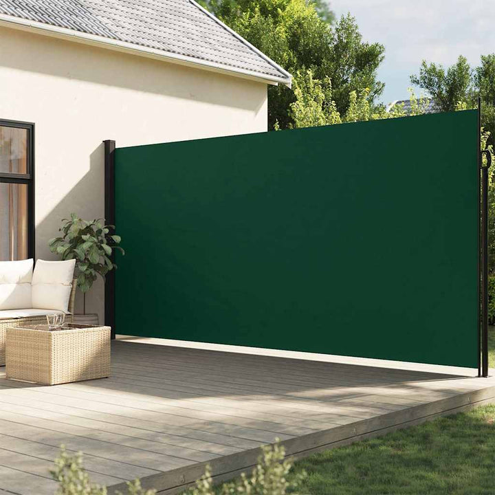 sammenrullelig sidemarkise 220x300 cm mørkegrøn