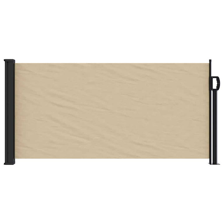 sammenrullelig sidemarkise 100x500 cm beige