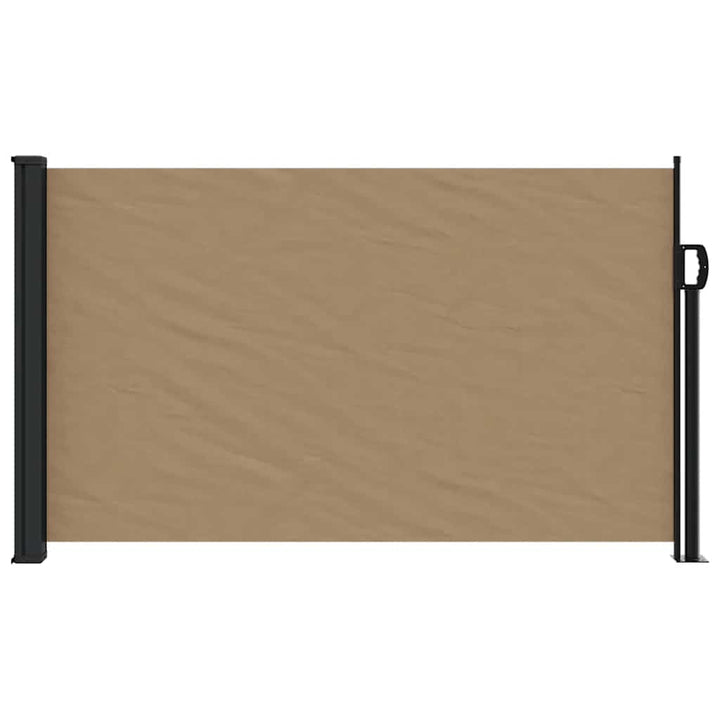 sammenrullelig sidemarkise 120x500 cm gråbrun