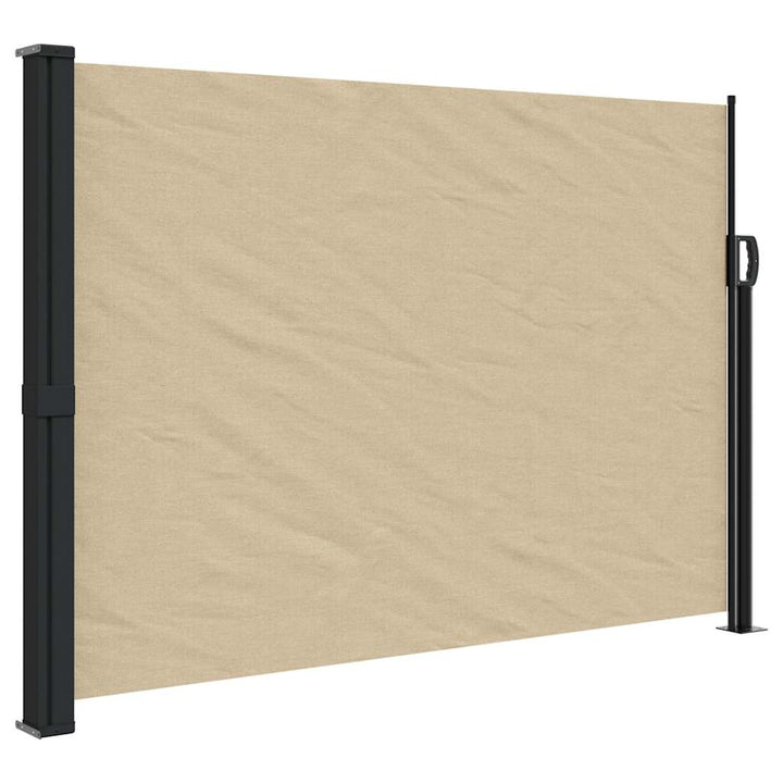 sammenrullelig sidemarkise 140x500 cm beige