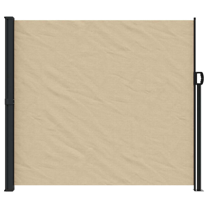 sammenrullelig sidemarkise 180x500 cm beige