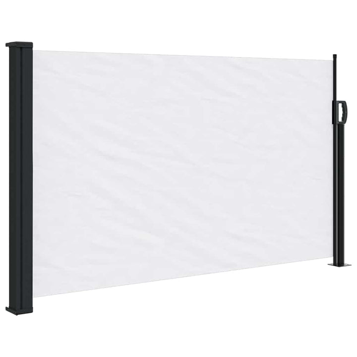 sammenrullelig sidemarkise 120 x 600 cm hvid