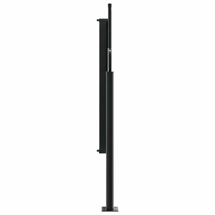 udtrækkelig sidemarkise antracit 120x600 cm
