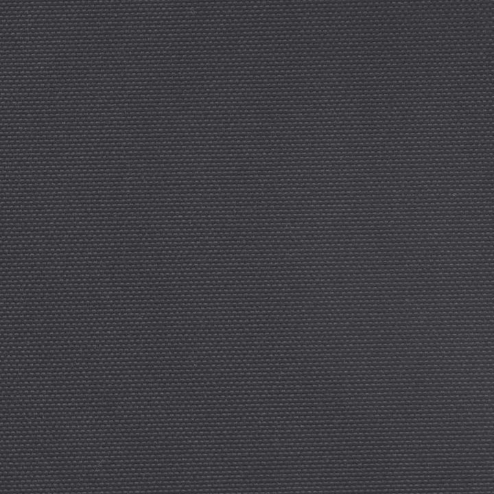 sammenrullelig sidemarkise 140x600 cm sort
