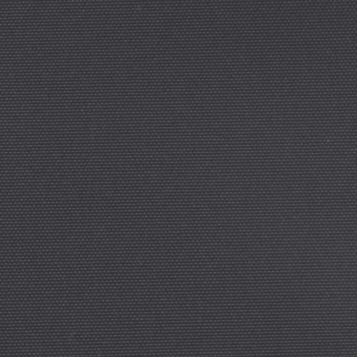 sammenrullelig sidemarkise 160 x 600 cm sort