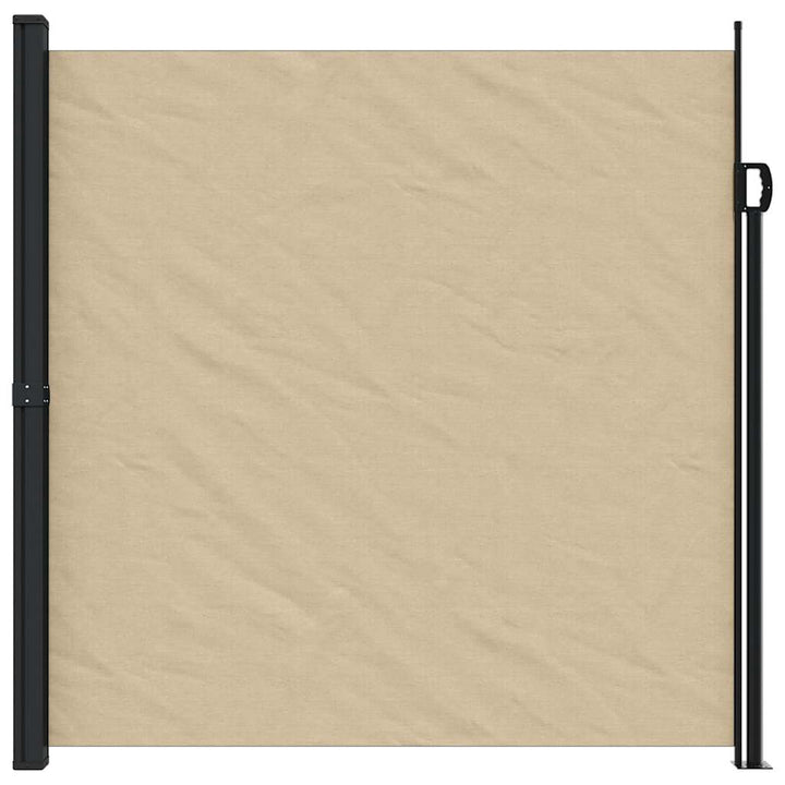 sammenrullelig sidemarkise 200x600 cm beige