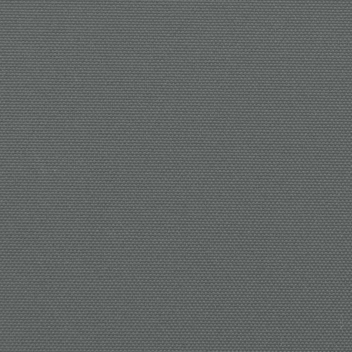 sammenrullelig sidemarkise 100 x 600 cm antracitgrå
