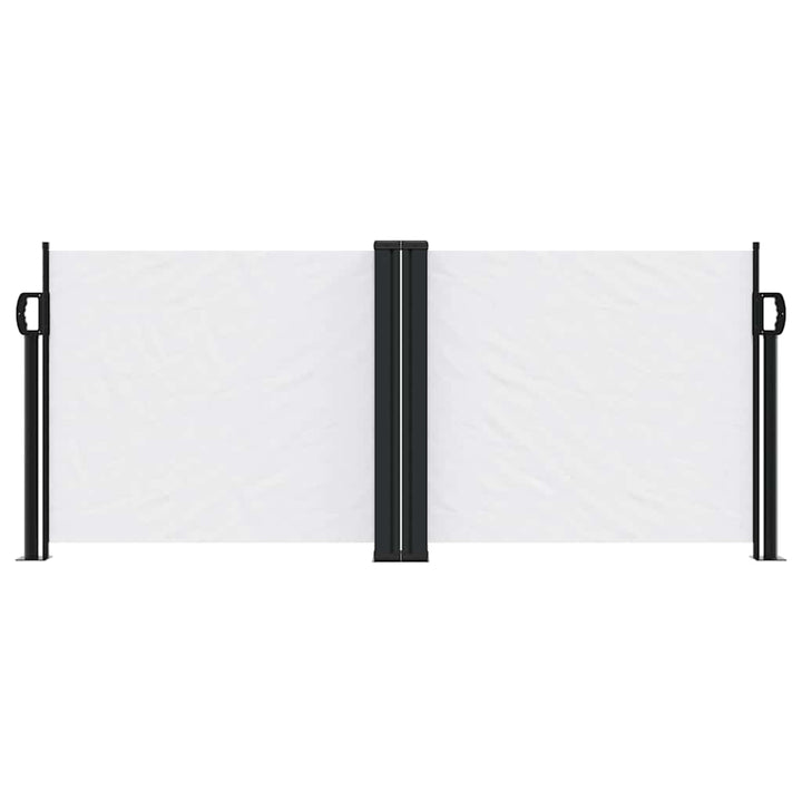 sammenrullelig sidemarkise 100x600 cm hvid