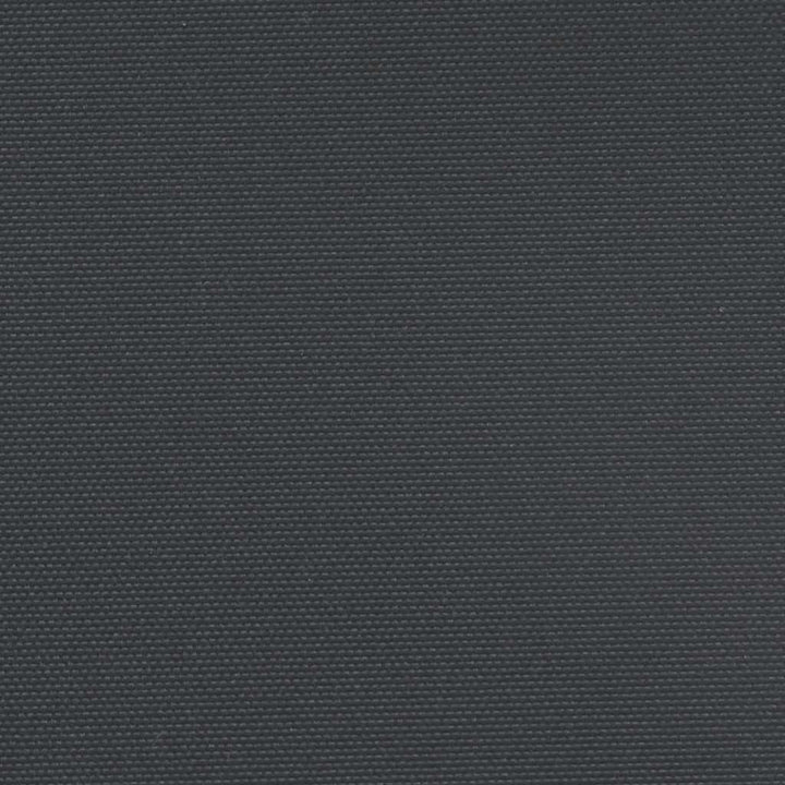 sammenrullelig sidemarkise 120 x 600 cm sort