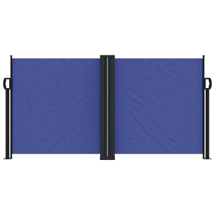 sammenrullelig sidemarkise 120 x 600 cm blå