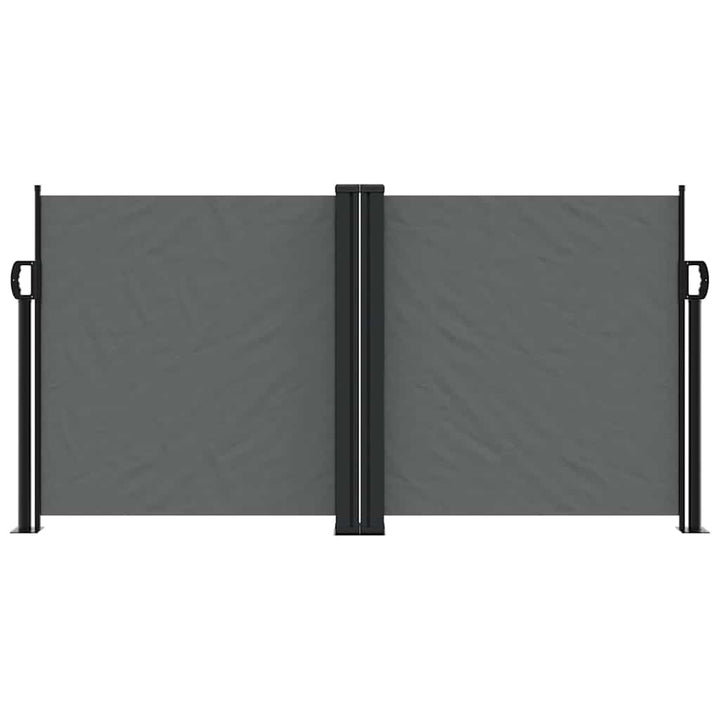 sammenrullelig sidemarkise 120 x 600 cm antracitgrå