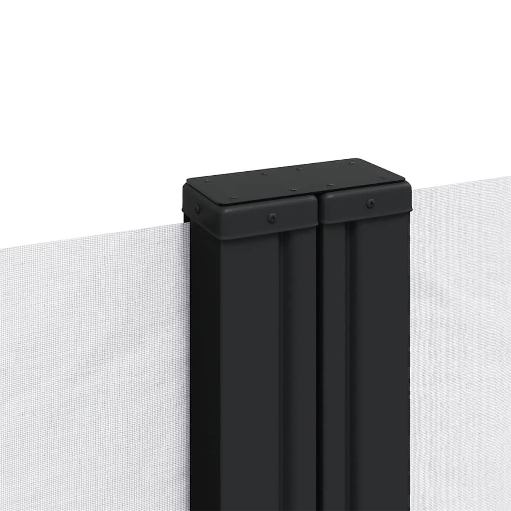 sammenrullelig sidemarkise 120 x 600 cm hvid