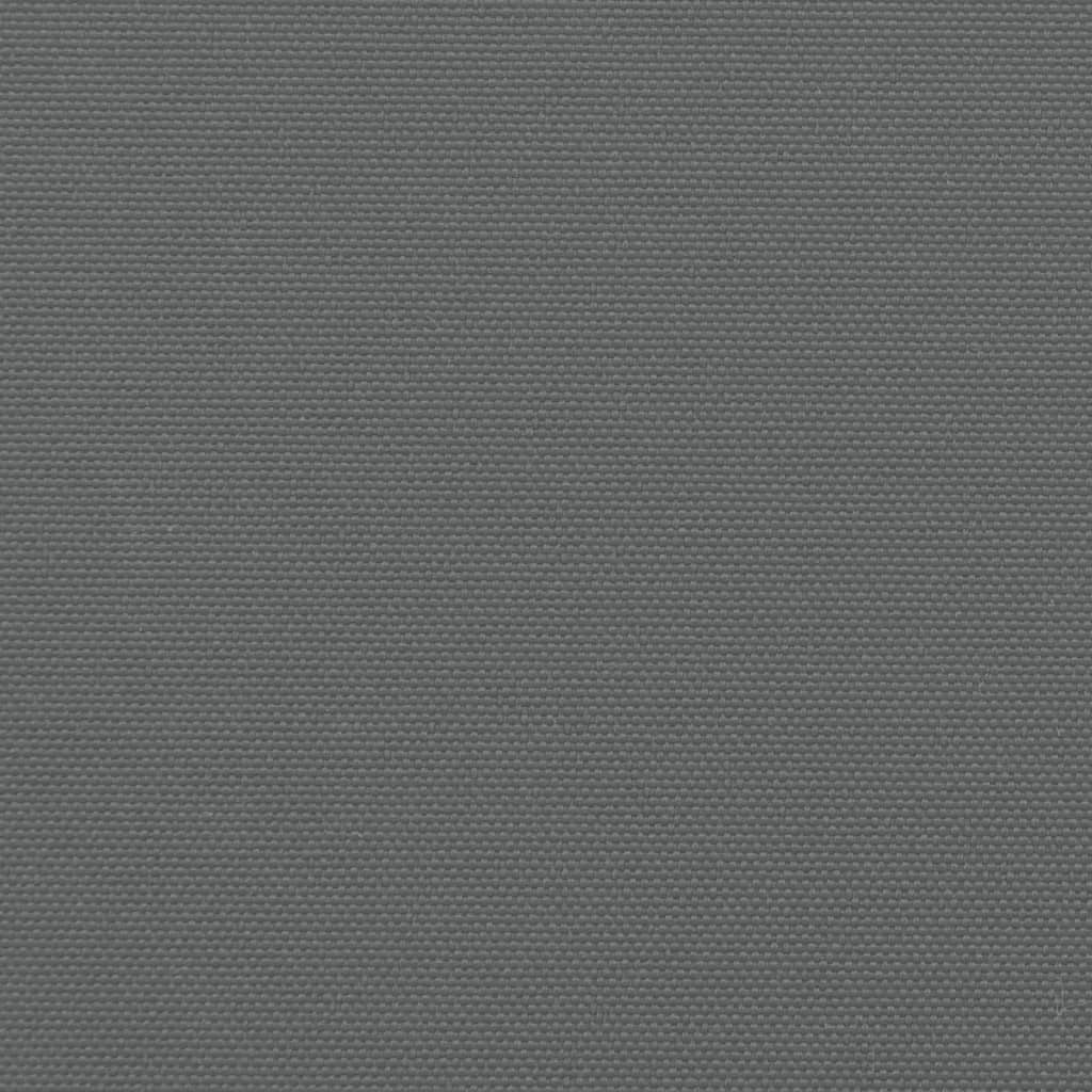 sammenrullelig sidemarkise 140x600 cm antracitgrå