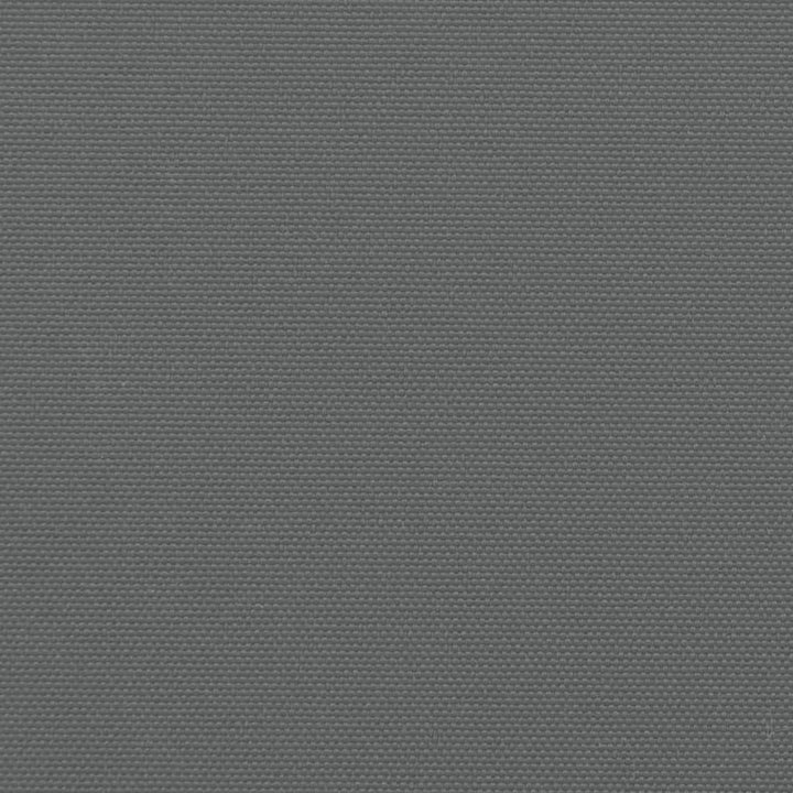 sammenrullelig sidemarkise 140x600 cm antracitgrå