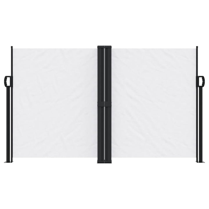 sammenrullelig sidemarkise 140x600 cm hvid
