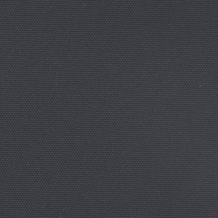 sammenrullelig sidemarkise 160 x 600 cm sort