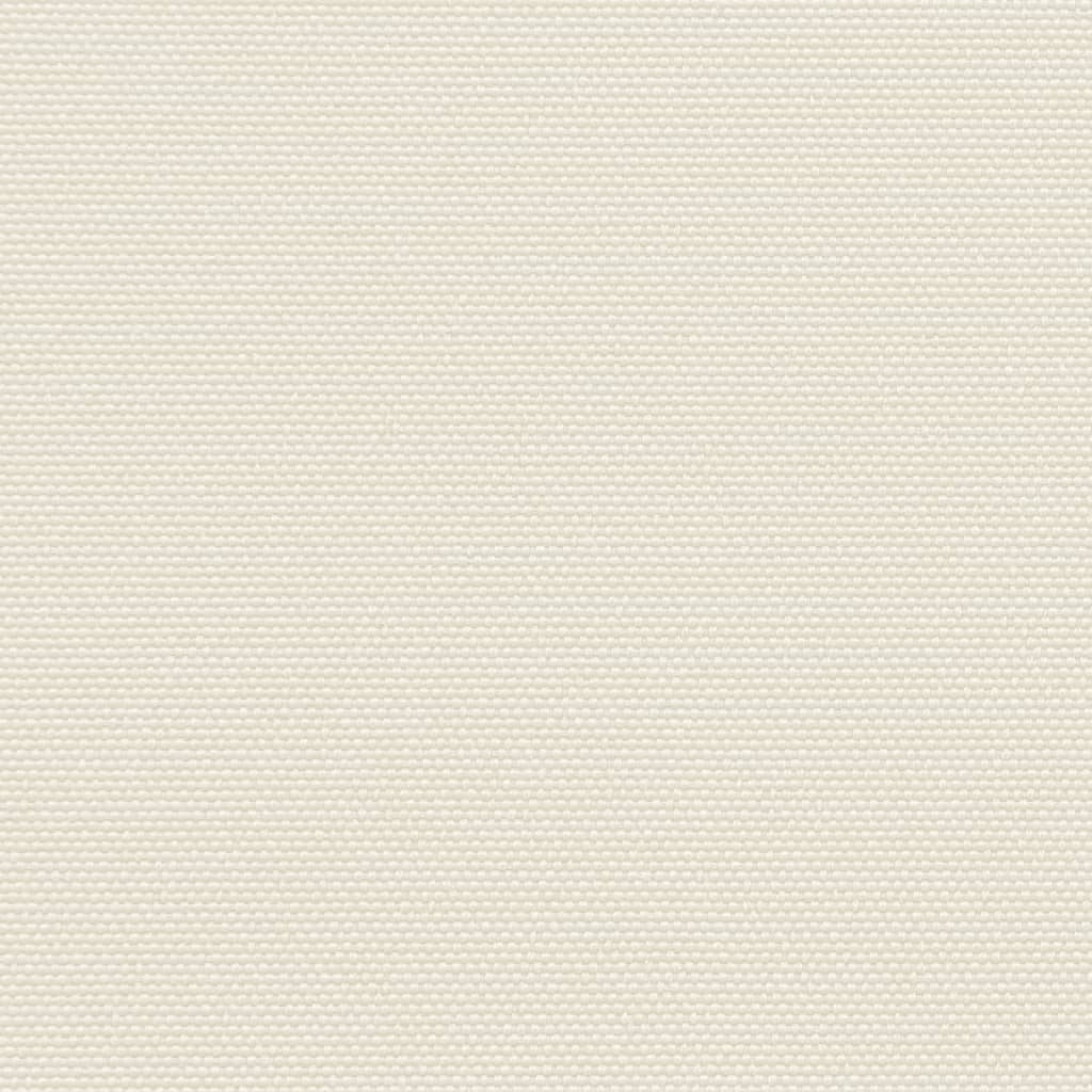 sidemarkise 160x600 cm sammenrullelig cremefarvet