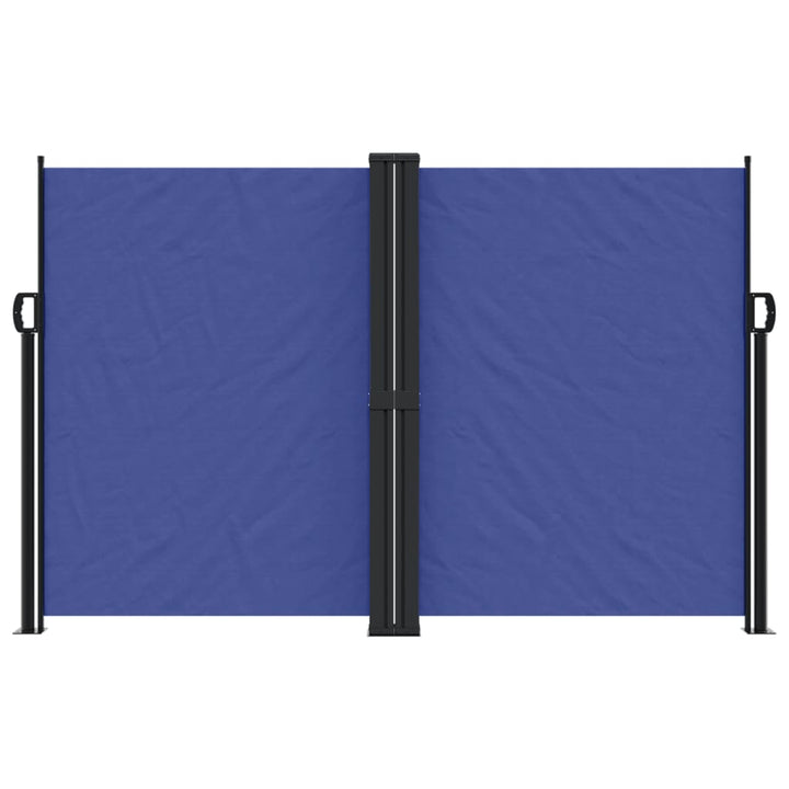 sammenrullelig sidemarkise 160 x 600 cm blå